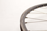 Radial spoked front Wheel with Mavic Open SUP CD clincher rim and Mavic 501 hub from the 1980s