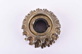 Maillard 700 Course golden 6-speed Freewheel with 14-19 teeth and english thread from 1984