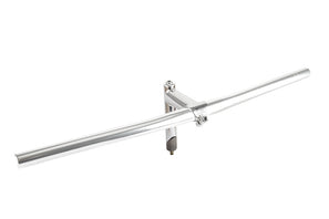 3ttt 90 degree Chromix Stem (90-130mm, 25.4 clamp) / 5 degree Flat Handlebars (580mm, 25.4 clamp)