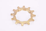 NOS Shimano Dura-Ace EX #7200 5-speed and 6-speed golden Cog second position, Uniglide (UG) Cassette Sprocket with integrated spacer, with 12 teeth from the 1980s
