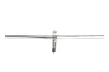 3ttt 90 degree Chromix Stem (90-130mm, 25.4 clamp) / 5 degree Flat Handlebars (580mm, 25.4 clamp)