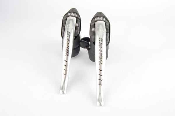 Campagnolo Record Titanium BB Carbon System 8 speed Ergopower Shifting Brake Levers from the mid 1990s