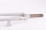 NOS 28" Grey Steel Fork with Eyelets for Fenders, Rack and Braze-on for a Dynamo