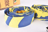 NOS Silva Cork handlebar tape in blue/yellow from the 1990s