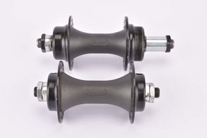 Thun hubset with quick release axle, english thread and 36 holes in black