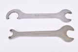 Campagnolo Headset and left side adjustable bottom bracket cup tools / wrench set #712/1 and #712 from the 1950s - 1990s