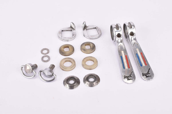 Gazelle pantographed Campagnolo Record / Super Record #1014 braze-on Gear Lever Shifter Set from the 1980s