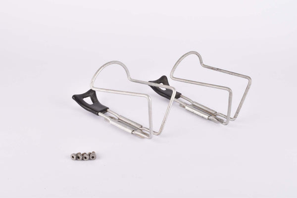 Silver REG Italy #1975/50 Duralwater bottle cage set from the 1970s / 80s