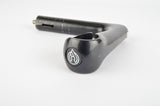 Cinelli XA black anodized stem in size 95mm with 26.4mm bar clamp size from the 1980s - 2000s