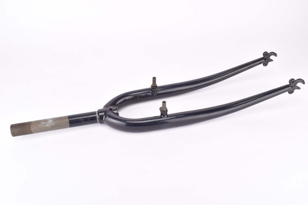 28" Dark Blue Trekking Steel Fork with Eyelets for Fenders and Rack