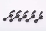 NOS Black CH.JI Seat Post Binder Quick Release in 6x50mm from the 1990s (5 pcs)