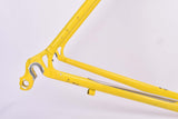 Yellow Sirocco Time Trial Professional vintage road bike frame in 58 cm (c-t) / 52 cm (c-c) tubing from the 1990s