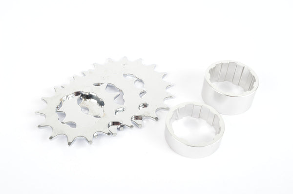 M-Wave Singlespeed converter kit with 14/16/18 teeth cogs and 2 spacer