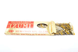 NEW Izumi Easy Running Gold/Black 5-6-7 speed road chain 1/2 x 3/32, 116 links from the 1980s NOS/NIB