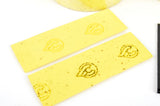 NEW Cinelli gel cork yellow handlebar tape with black end plugs from the 1990s NOS/NIB