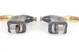 MAFAC Course gold anodized brake lever set from the 1980s