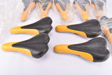 Bunch of NOS Black & Yellow Iscaselle Hegos Saddle (10pcs) produced by Gipiemme from 1997 - second quality