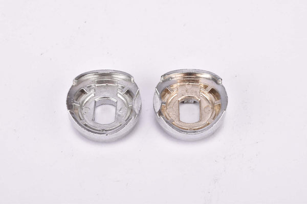 Shimano Chromed Lever Boss Cover Set for indexed Clamp on shifter Band A-Type from the 1980s