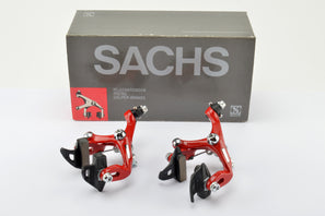 NEW Sachs 7000 red anodized brakes from the 1980s NOS/NIB