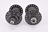Thun hubset with quick release axle, english thread and 36 holes in black