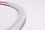 NOS Silver Campagnolo Eurus Carbbon single clincher front rim in 700c/622mm with 16 holes from the 2000s