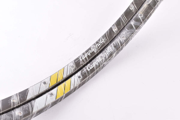 NOS Campagnolo Omega Strada Hardox Tubular Rim Set in 28"/622mm with 36 holes from the 1980s - 1990s
