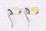 Shimano 105 #BL-1051 aero brake lever set with white hoods from the late 1980s