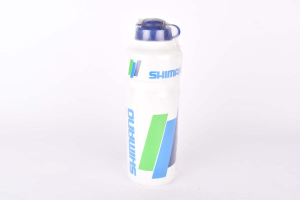 NOS white Shimano large water bottle from the 1990s