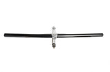3ttt 90 degree Chromix Stem (90-130mm, 25.4 clamp) / 5 degree Flat Handlebars black anodized (580mm, 25.4 clamp)