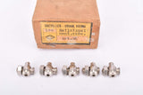 NOS Bundu Brevillier-Urban Vienna nickel plated screw on Cablenipple (Schraub-Seilzugnippel) (5 pcs)