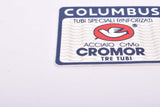 NOS Columbus Cromor "Tubi Speciali Rinforzati Acciaio CrMo Tre Tubi" frame Decal