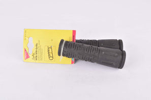 NOS black Bikoplastic Italy Grip Short MTB / ATB bike handlebar grips from the 1990s