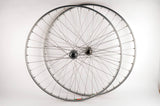 Wheelset with Mavic Module E2 clincher rims and Shimano 105 Golden Arrow #F105 #R105 hubs from the 1980s