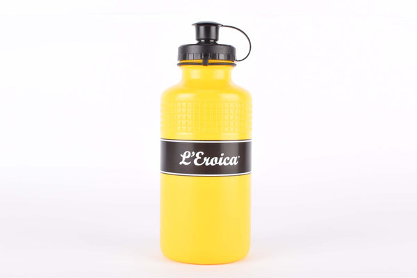 Elite Vintage Eroica water bottle in yellow
