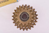 NOS/NIB Regina Oro 5-speed golden Freewheel with 14-24 teeth and english thread from 1985