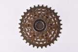 NOS Shimano #MF-Z012 6-speed Uniglide (UG) freewheel with 13-32 teeth and english thread from 1986