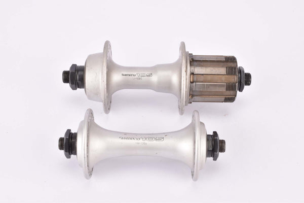 Shimano 105 SC #HB-1055 & FH-1055 7-speed Uniglide / Hyperglide hubset with 36 and 32 holes from 1990