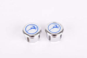 NOS Silver Gazelle handlebar end plugs