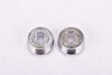 Shimano Chromed Lever Boss Cover Set for indexed Clamp on shifter Band A-Type from the 1980s