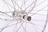 28" (700C / 622mm) Wheelset with Campagnolo Lambda Strada clincher Rims and Campagnolo Victory #422/000 or Triomphe #922/000 low flange hubs with english thread from the mid 1980s