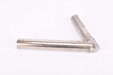 Chromed Angled Seat Post (Winkel Sattelstütze = Lucky 7 ?!) with 25.0 mm diameter from the 1900s, 1910s, 1920s, 1930s, 1940s