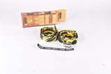 NOS Silva Cork handlebar tape in black/yellow from the 1990s