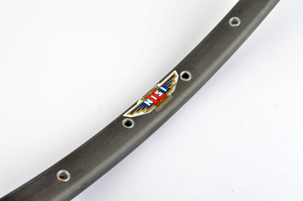 NEW Nisi dark anodized tubular single Rim 650C/571mm with 36 holes from the 1980s NOS