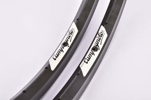 NOS hard anodized Campagnolo Contax MTB clincher rim set in 26"/559mm with 36 from the 1990s