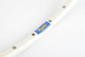 NEW Rigida RX100 white anodized clincher single Rim 700c/622mm with 36 holes from the 1990s NOS