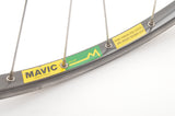 Wheelset with Mavic MA 40 clincher rims and Campagnolo Chorus #722/101 hubs from the 1980s