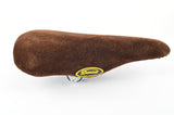 NEW Donza high quality darkbrown suede saddle from the 80s NOS