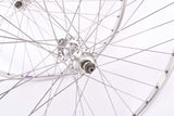 28" (700C / 622mm) Wheelset with Campagnolo Lambda Strada clincher Rims and Campagnolo Victory #422/000 or Triomphe #922/000 low flange hubs with english thread from the mid 1980s