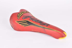 Red, black and yellow Selle Italia Turbo Matic 3 Jan Ulrich Saddle from 1998