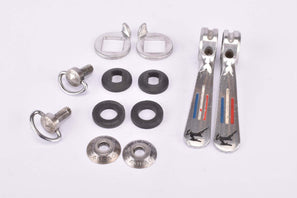 Gazelle pantographed Campagnolo Record / Super Record #1014 braze-on Gear Lever Shifter Set from the 1980s